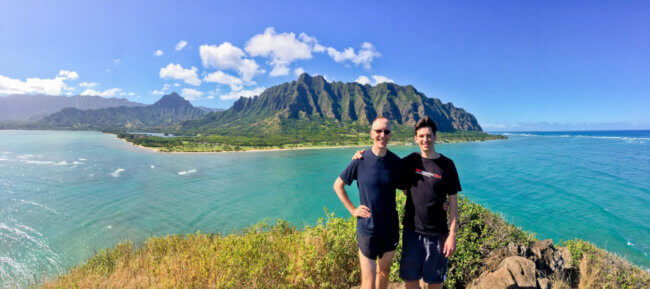 Kayaking to Chinaman's hat