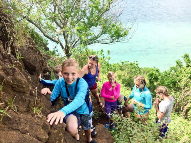 Hiking Mokoli'i on Oahu
