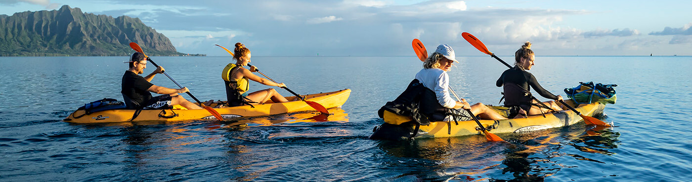 Kaneohe Bay Kayaking and Snorkeling Experience