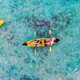 Kayaking with friends in Kailua, Oahu