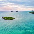 View of Flat Island, Popoia Island, and the Mokolua Islands