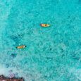 View of Rental Kayaks next to Popoia Island in Kailua Bay