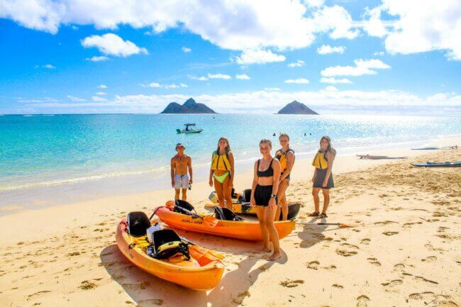kailua-lanikai-kayak-rental-mokes-oahu