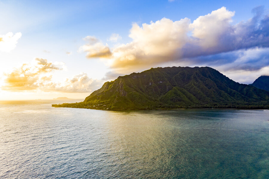 Sunset at Kahana Bay