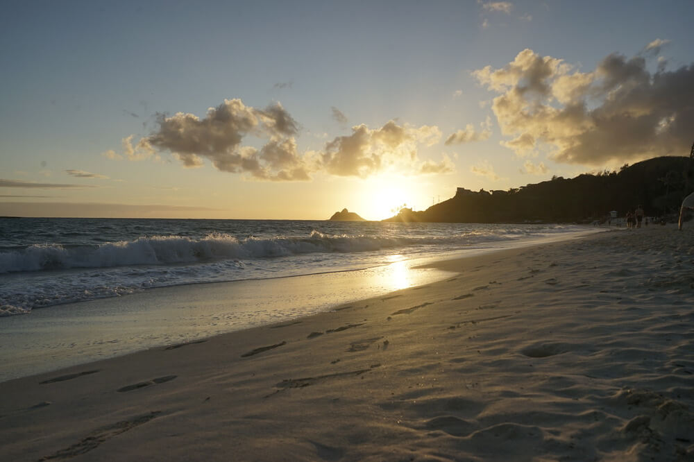 Sunset at Kailua Beach