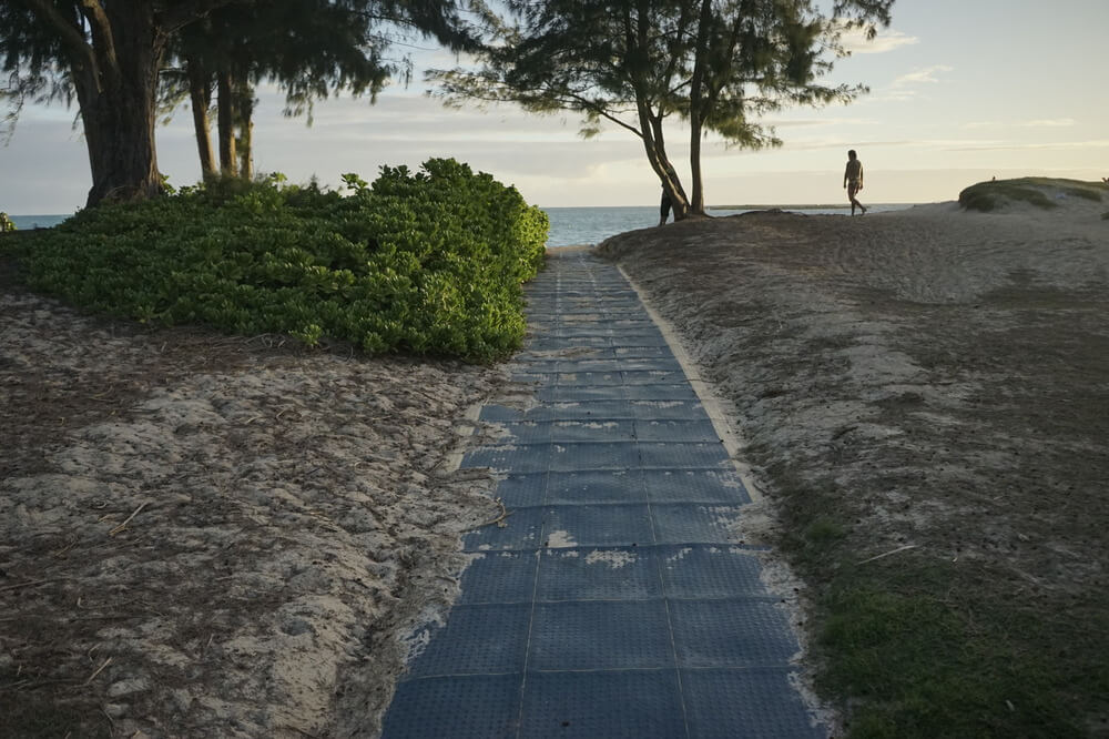 A path leading to the beach